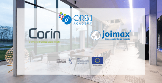 Expansion of training offerings with technology from Corin and joimax®at the ORSI ACADEMY